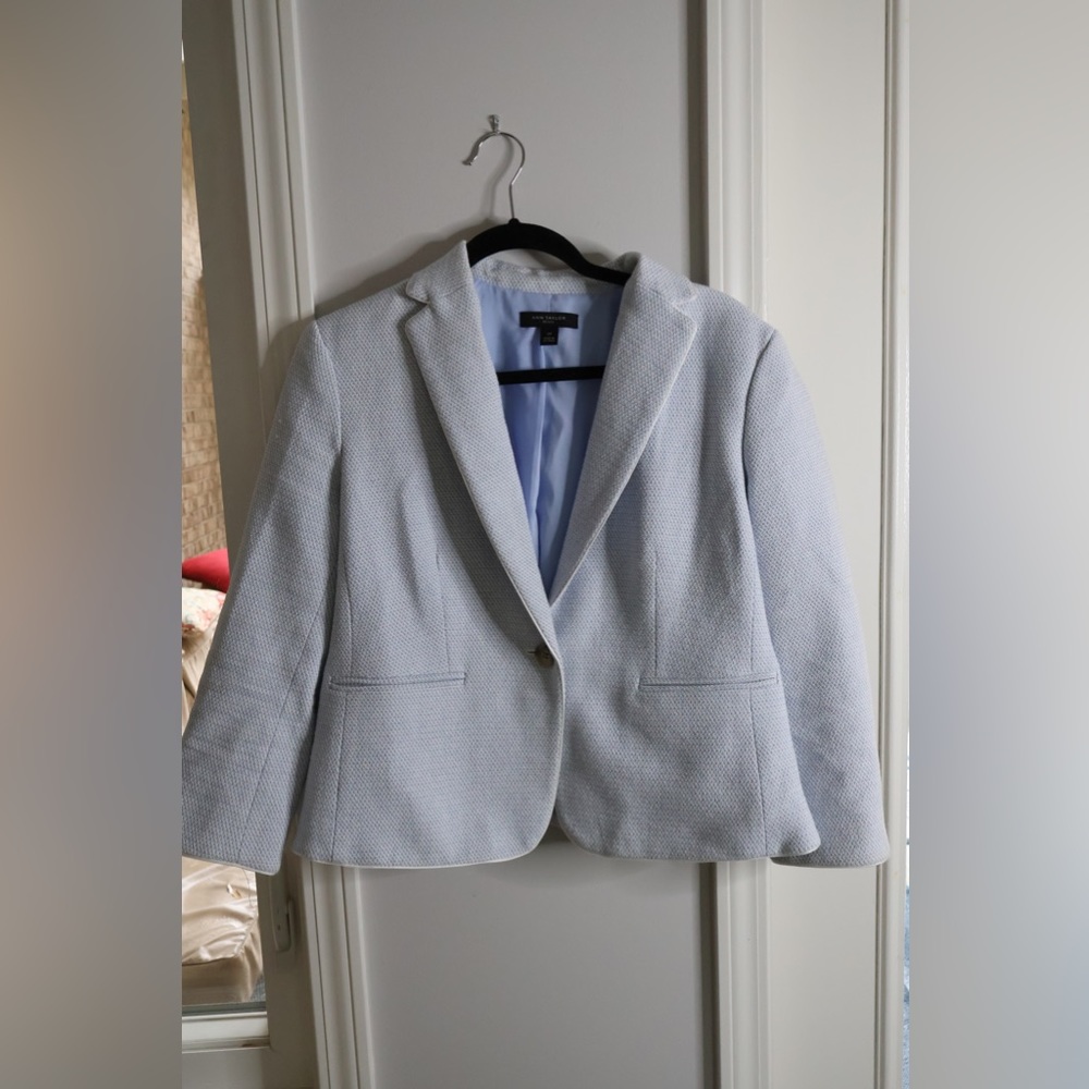 Ann Taylor light blue blazer